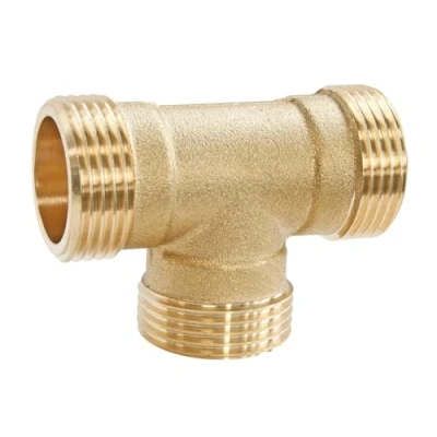 Imagen de SOMATHERM FOR YOU Brass equal tee Male Triple 15/21