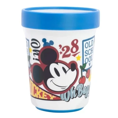 Imagen de Stor Vaso Infantil Reutilizable Bicolor con Base Antideslizante de 260 ml Mickey