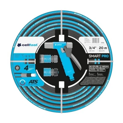 Imagen de Cellfast Set de riego SMART PRO ATS con un diámetro 3/4&quot;(19mm) una longitud 20 metros.