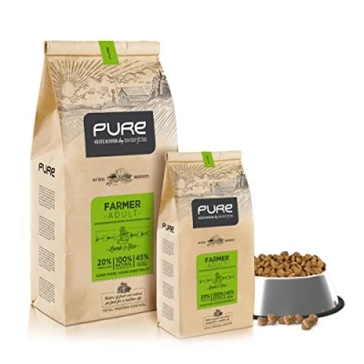 Imagen de Avantis Pure Farmer Adult Pienso para Perros Adultos de Razas Medianas y Grandes 12 kg Comida 100% Completa Equilibrada Altamente Digestible con Cordero