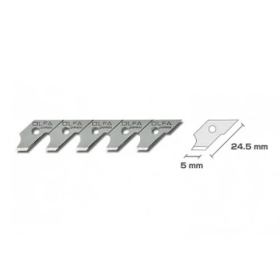 Imagen de Olfa COB 1 Pack de 15 cuchillas cúter 5 x 24,5 mm