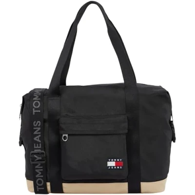 Imagen de Tommy Jeans Daily Duffle Unisex Bolsa de fin semana, Talla: One Size, Black