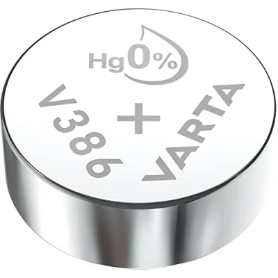 Imagen de VARTA V386/SR43 Pack de 1 Pila (óxido Plata, 1.55 V, 115 mAh)