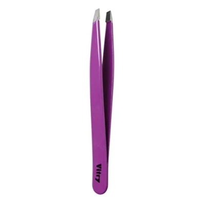 Imagen de Vitry Pinzas De Depilar, Brocas Profesionales Acero Inoxidable En Color Malva 21 g