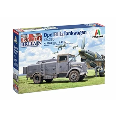 Imagen de Italeri 2808S 1:48 SD.Kfz.385 Carro Cisterna Bat.o.Brit, construcción de maquetas, Kit construcción, Manualidades, aficiones, Pegado, plástico, detallado, Gris