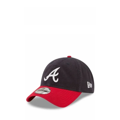 Imagen de New Era 9TWENTY Strapback Atlanta Braves Gorra, Hombre, Talla: One Size, Navy