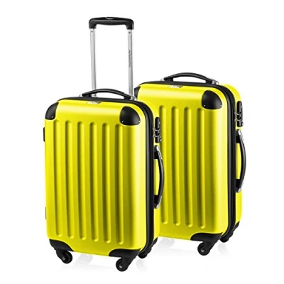 Imagen de HAUPTSTADTKOFFER Spree Set de Dos Cabin Size Trolleys Equipaje Mano 55cm, Amarillo