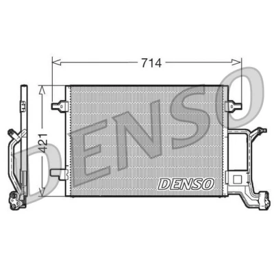 Imagen de DENSO DCN32019 Condensador sin secador 714x421x16 R 134 a 714 VOLKSWAGEN: Passat B5 GP Berlina, Variant