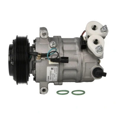 Imagen de BOSCH 1 986 AD1 403 Compresor de Aire Acondicionado 12V PS R1 R1234yf, R134a con instrucciones montaje, junta tórica VOLVO: V60 I, S80 II