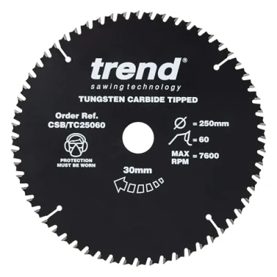 Imagen de Trend Craft Pro Hoja de sierra (250 mm diámetro, 30 60 dientes)