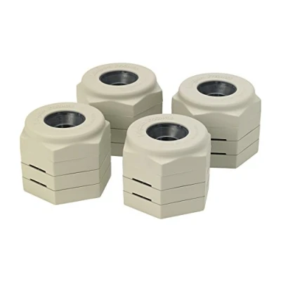 Imagen de Patterson Medical Langham Elevadores para muebles regulables en altura (4.3 a 6.5 cm, 4 piezas)