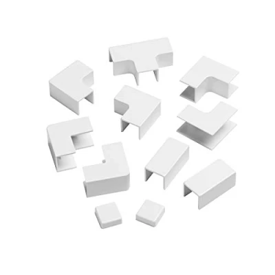 Imagen de D Line para gestión de Cables, unir Varios tramos tapacables, Blanco, 25x16 mm Multipack Accesorios