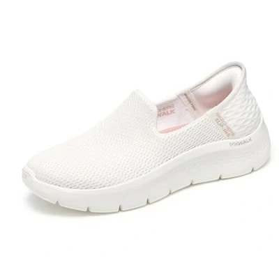 Imagen de Skechers Performance GO WALK FLEX SLIP IN Zapatillas para caminar, Mujer, Talla: 37.5, Off white textile/trim Tela