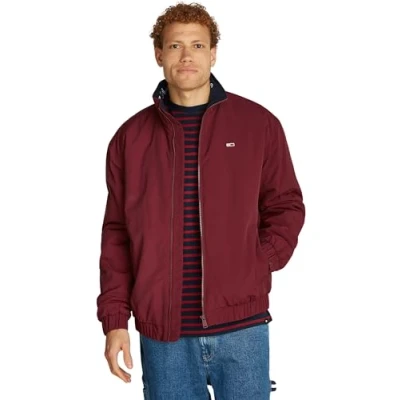 Imagen de Tommy Jeans Essential Padded Chaqueta de entretiempo, Hombre, Talla: XL, Deep rouge