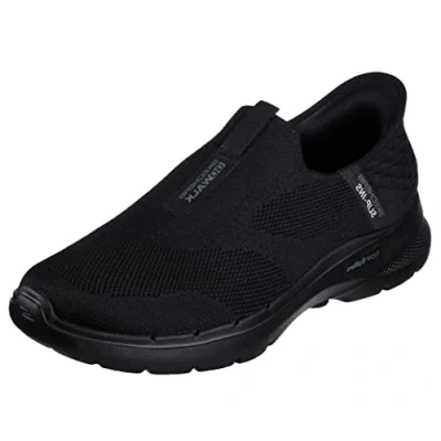 Imagen de Skechers Gowalk 6 Slip ins Athletic on Walking Shoes Casual Sneakers with Memory Foam, Zapatillas Hombre, Negro, 43 EU