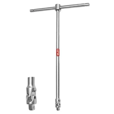 Imagen de Llave en T articulada con casquillo macho de 1/2&quot; articulación cardán y barra maniobra deslizante