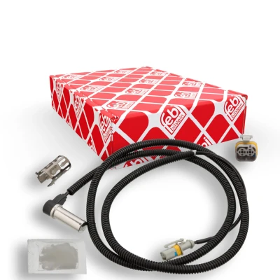Imagen de FEBI BILSTEIN 107659 Sensor de ABS Eje delantero, izquierda con grasa, casquillo 1800 1470