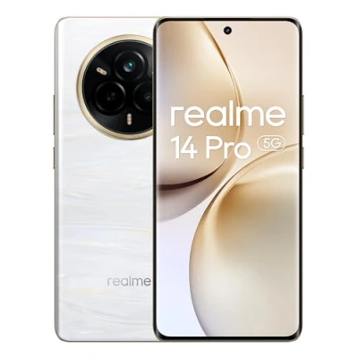 Imagen de realme 14 Pro 5G Smartphone, 8+256GB, Cámara Sony IMX882 OIS de 50MP, Dimensity 7300, Pantalla Curva 120Hz, Resistencia al Agua IP69, Batería 5260mAh, Carga Rápida 45W SUPERVOOC, Beige