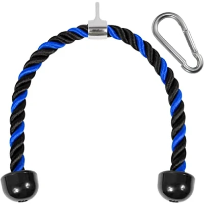 Imagen de Yes4All JXLX extraíble Accesorio de Cable Pulgadas/Cuerda tracción Desarrollo Muscular tríceps, Unisex, G. 36&quot; Azul Negro, Blaster