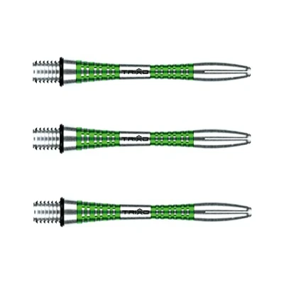 Imagen de WINMAU Triad Aluminio Verde Corto Tallos de dardo (Shafts) 1 Juego por Paquete (3 Ejes en Total)