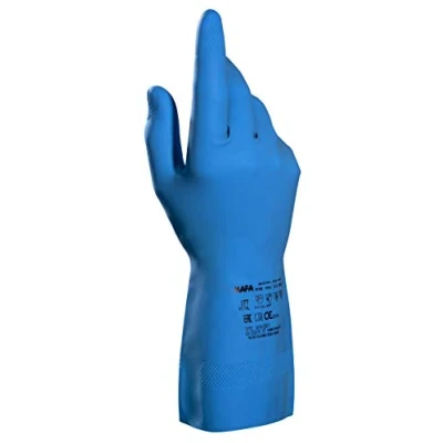 Imagen de Mapa Professional SUPERFOOD 177 GR 10 Guantes de Protección, color Azul (1 par)