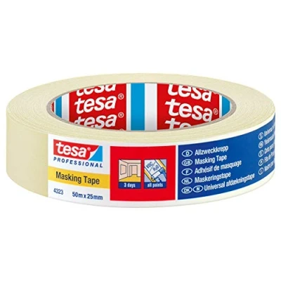 Imagen de TESA 04323 00041 00 Cinta para pintar de uso general serie 4323 50m x 25mm