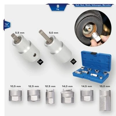 Imagen de Kit de herramientas montaje, amortiguador telescópico KS TOOLS BT651000