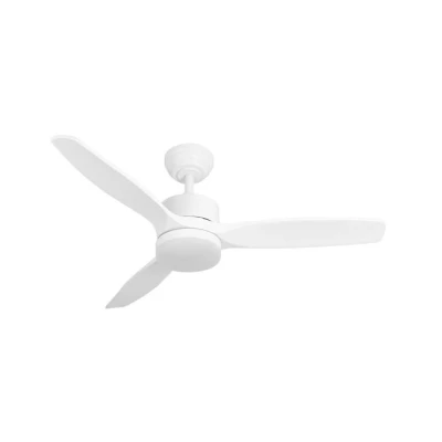 Imagen de Abrila Ventilador DC TORINO Color Blanco con tres Aspas Desplegables 6 Velocidades Ajustables 3 Temperaturas de Luz Mando a Distancia Incluido