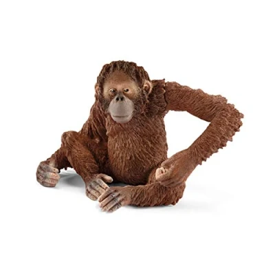 Imagen de Schleich 14775 Figura de Orangután Hembra, Colección Wild Life, Color marrón, 6.6 cm (14775)