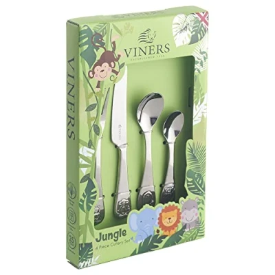 Imagen de Viners Jungle Cubertería Infantil de 4 Piezas