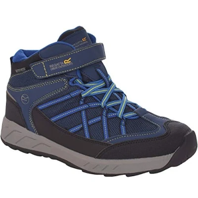 Imagen de Regatta Samaris V Junior Waterproof Hiking Boot, Botas de Senderismo, Azul Prussian Neon Spring Abm, 28 EU