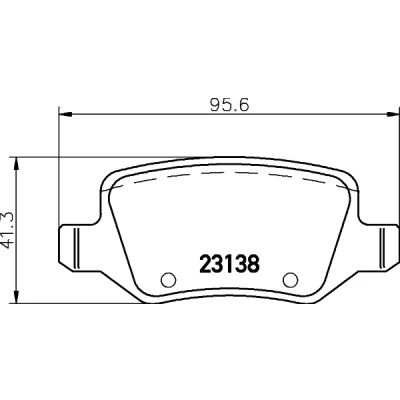 Imagen de HELLA 8DB 355 018 531 Juego de pastillas freno no preparado para indicador desgaste con tornillos pinza accesorios