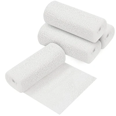 Imagen de BELLE VOUS Venda Escayola Rollos de Gasa para Modelado (Pack 4) 15 cm x 4,57 m Vendas Yeso Manualidades y Proyectos, Paisaje, Moldes Máscara, Molde Cuerpo Panza