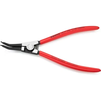 Imagen de Knipex Alicate para arandelas exteriores de ejes en ángulo 45 negro atramentado, recubiertos plástico 210 mm 46 31 A32