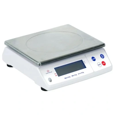 Imagen de LOUIS TELLIER Balanza Electrónica Profesional 12kg IP53 Precisión 1 g Bandeja Extraíble de Acero Inoxidable Cocina Panadería 29,8 x 23,6 cm