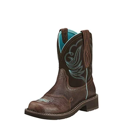 Imagen de ARIAT Heritage Dapper Western, Fatbaby Botas de Piel Occidental para Mujer, Hervidor Cobre, 38.5 EU