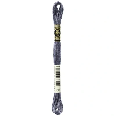 Imagen de DMC Hilo Mouliné®100% algodón Apto para todas las técnicas y todos los soportes, ideal punto de cruz Ovillos 8 m 6 hebras, disponible en 500 colores