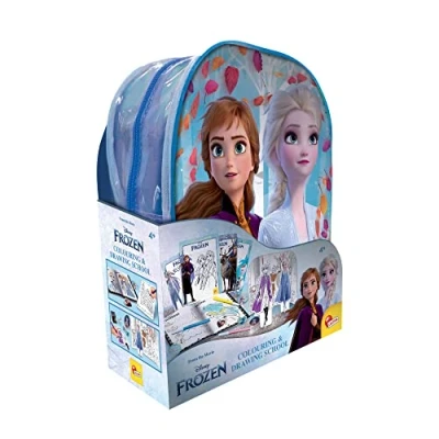 Imagen de Lisciani Elsa Frozen Colorear y Dibujar la Escuela, Mochila, pizarras, Manual, rotuladores, Multicolor, Small/Medium (92925)