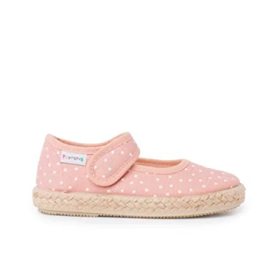 Imagen de Pisamonas Merceditas Topitos TIRA Adherente Bailarinas con hebilla para niños, Talla: 24, Maquillaje Zapatos