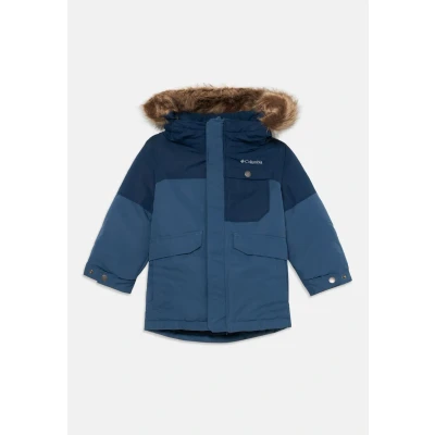 Imagen de Columbia Nordic Strider Jacket Unisex Chaqueta de invierno para niños, Talla: 116, Dark mountain/collegiate navy