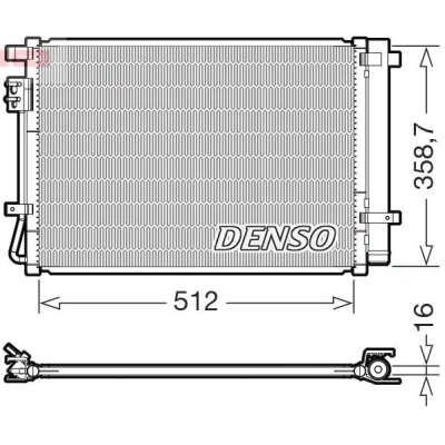 Imagen de DENSO DFD02004 Filtro Deshidratante VOLKSWAGEN: Jetta 3, Golf Plus / Crossgolf, SEAT: Ibiza AUDI: A3 Hatchback norauto, oscaro, mister auto