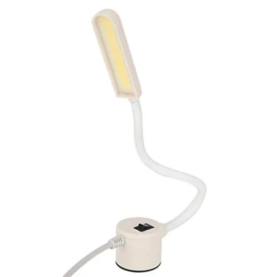Imagen de Luz para máquina de coser trabajo magnética con ahorro energía USB Lámpara punto LED cuello cisne flexible ajustable tornos estudio Prensas taladro Bancos