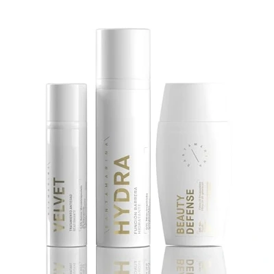 Imagen de FIRMING Serum Facial Retinol Puro 0.5 Antiarrugas Mujer Crema Hidratante Acido Hialuronico y Niacinamida SPF 50+ Solar Bloqueador Fotoprotector Antiaging Máxima Potencia Firmeza
