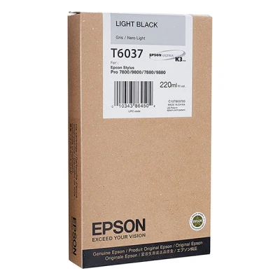Imagen de Stylus Pro 7880 Epson T6037 Cartucho de tinta negro claro XL