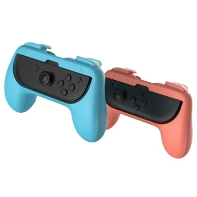 Imagen de Subsonic Pack 2 empuñaduras de mando Joy con para Nintendo Switch y Azul rojo
