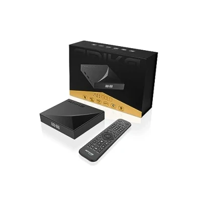 Imagen de M@TEC Amiko A11 Gold 4K UHD 4GB 32GB Android 11 WiFi Dual Band 100 Gigabit Bluetooth 5.2 USB 3.0 Widevine