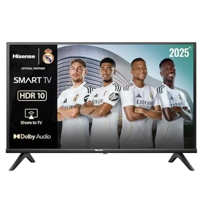 Imagen de Hisense 40A4Q FullHD Smart TV 40 Pulgadas, Modo Juego, Deportes IA, Sonido Dolby DTS HD, Alto Contraste, Función Compartir en el Televisor, DVB T2, Auto Ordenación de los Canales TDT