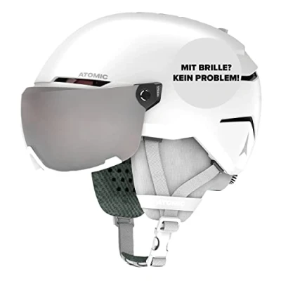 Imagen de ATOMIC Savor Visor JR Casco, Juventud Unisex, White (Blanco), 51/55 cm