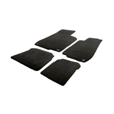 Imagen de AutoStyle TM RE588 Juego de alfombrillas suelo textil delante y detrás negro