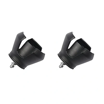 Imagen de ANCLLO 2 piezas de pelota golf para recoger la golf, herramienta succión 3 puntas, bola garra, accesorio (color: negro)